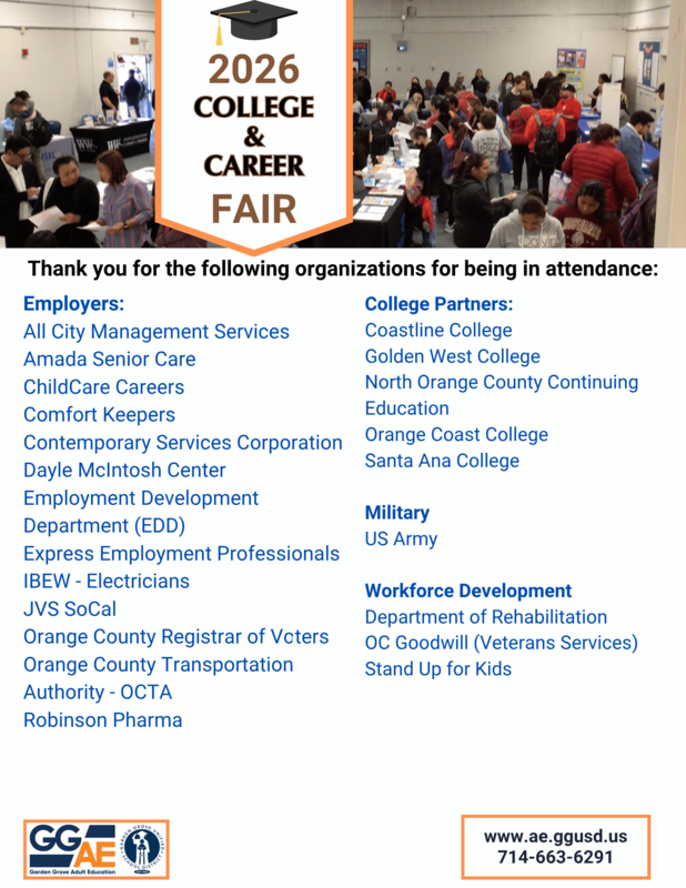 College & Career Organizations