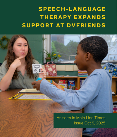 Strengthening Student Voices: Speech-Language Therapy Expands Support at DVFriends