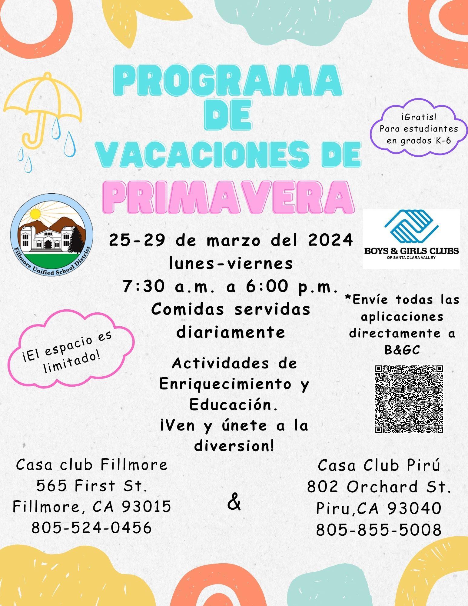 Spring Intersession 2024 – Expanded Learning Opportunities Program ...