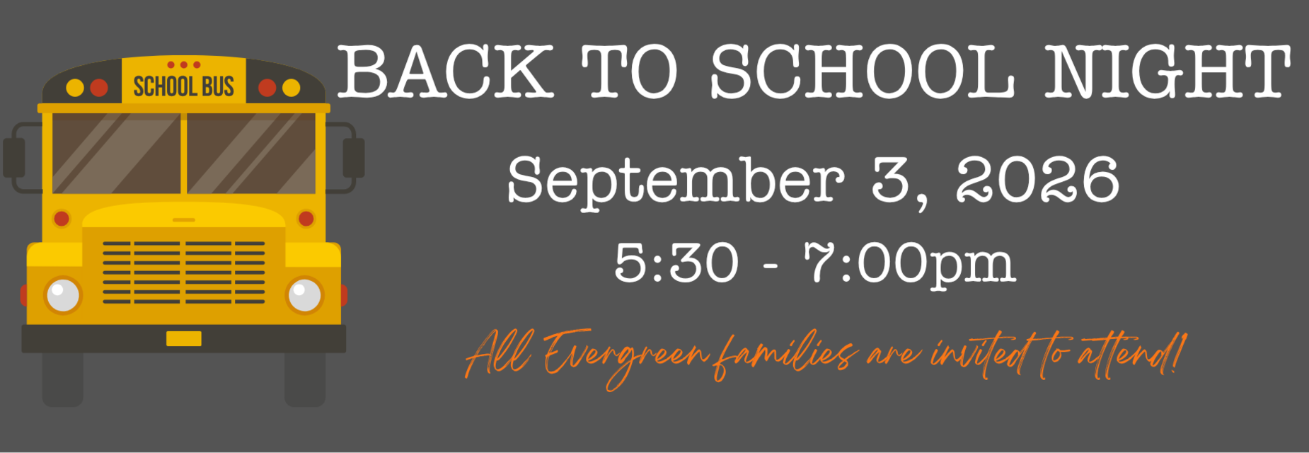 back to school night