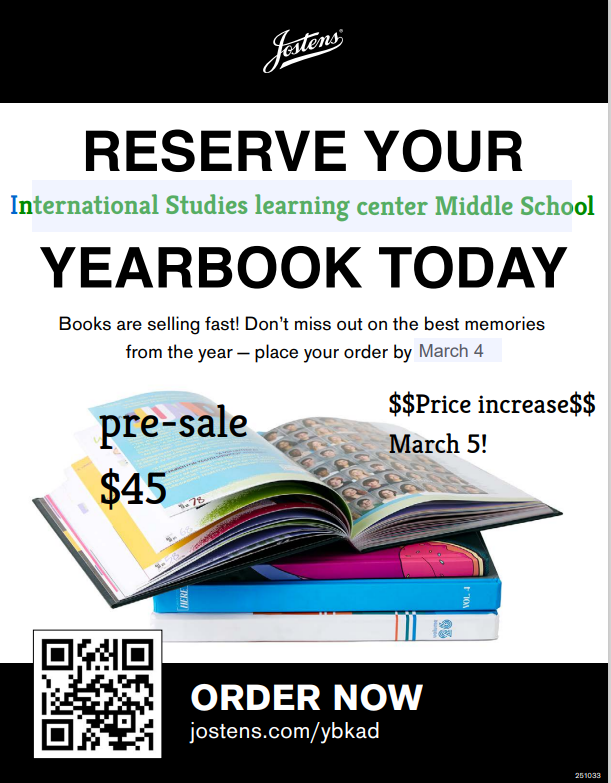 2026 Yearbook/ el 2026 anuario