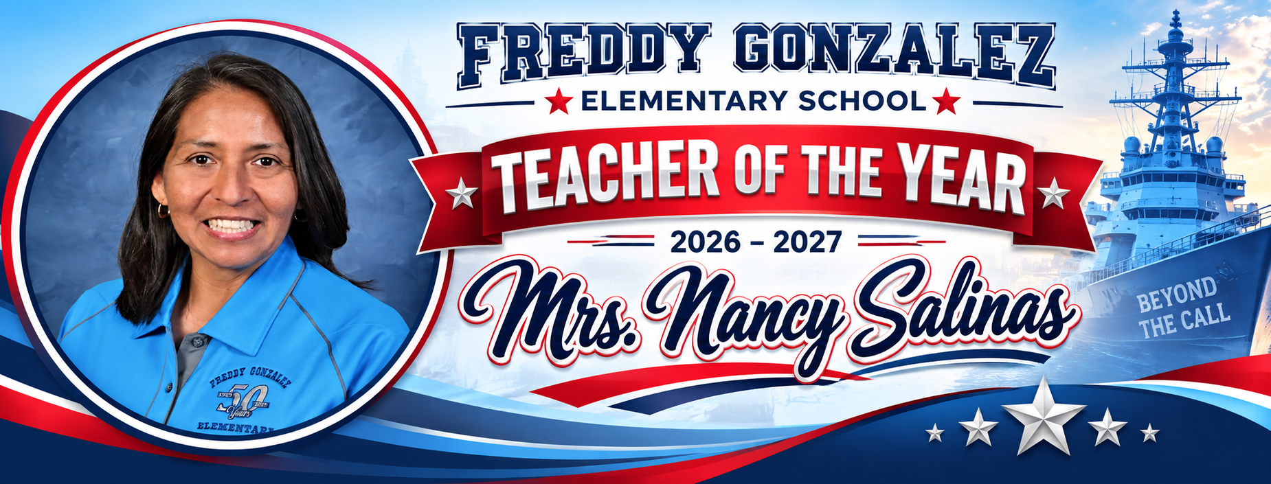 Teacher of the Year 2026-2027 Mrs. Nancy Salinas