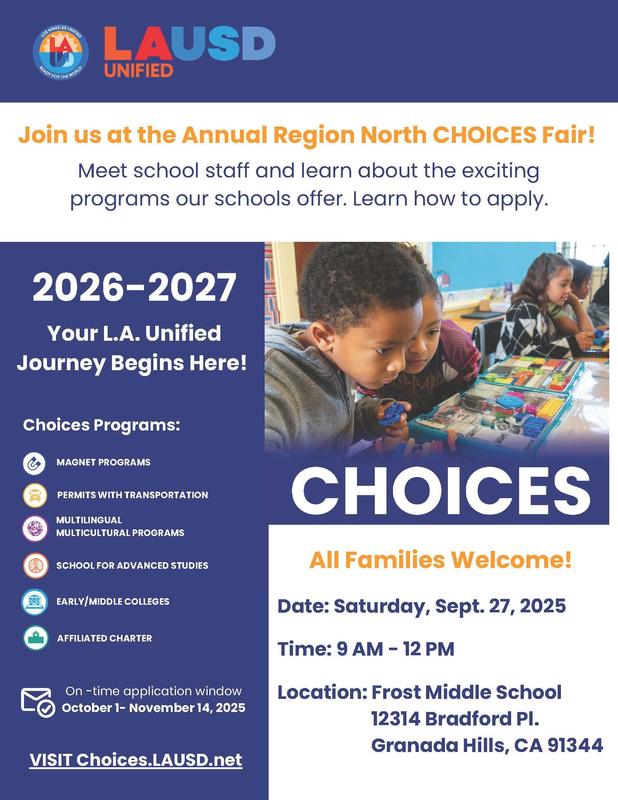 Join us at the Annual Region North CHOICES Fair! 2