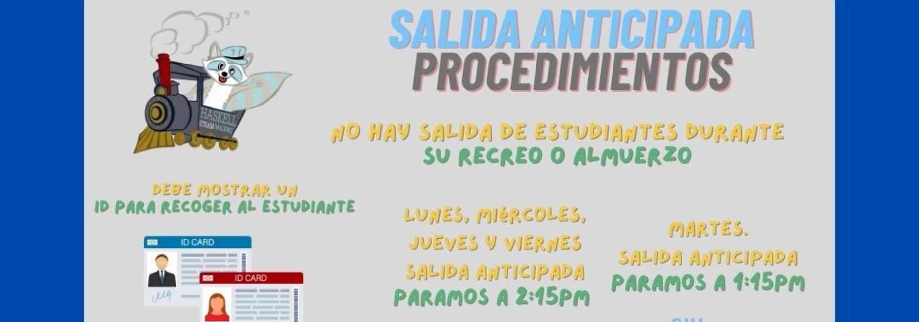 Procedimientos de salidas
