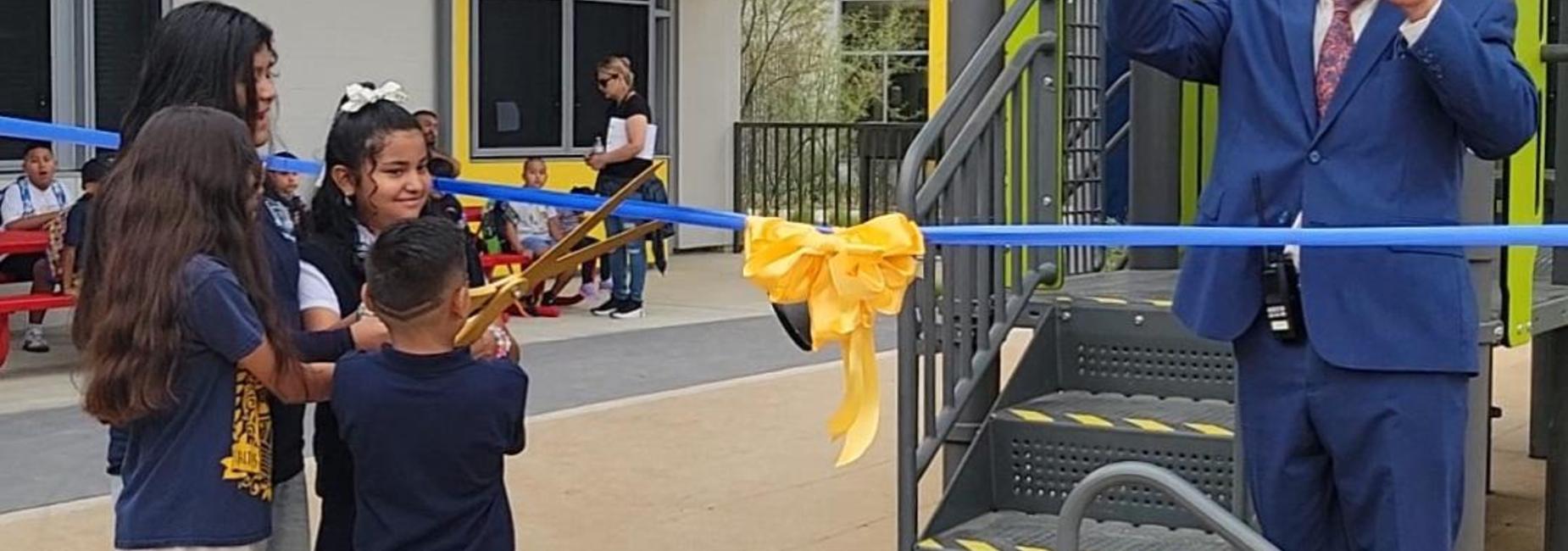 Opening of new portion of school.