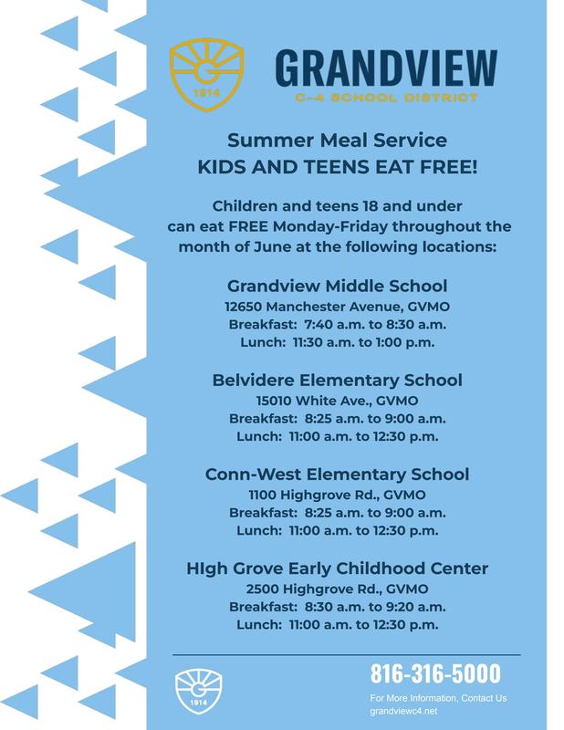Summer Meals Flyer