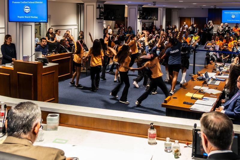 school board meeting