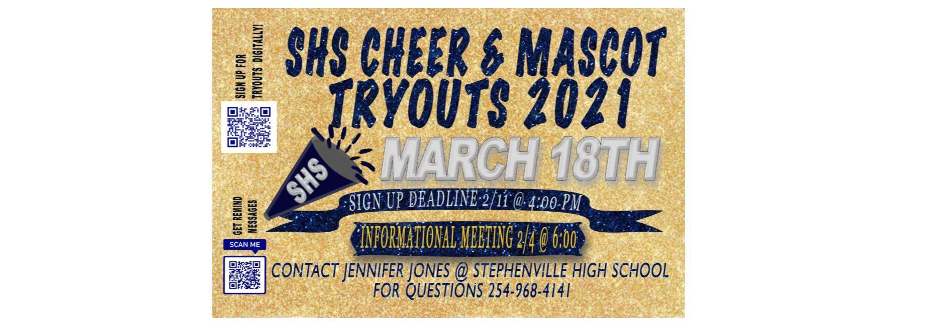 cheer tryout info