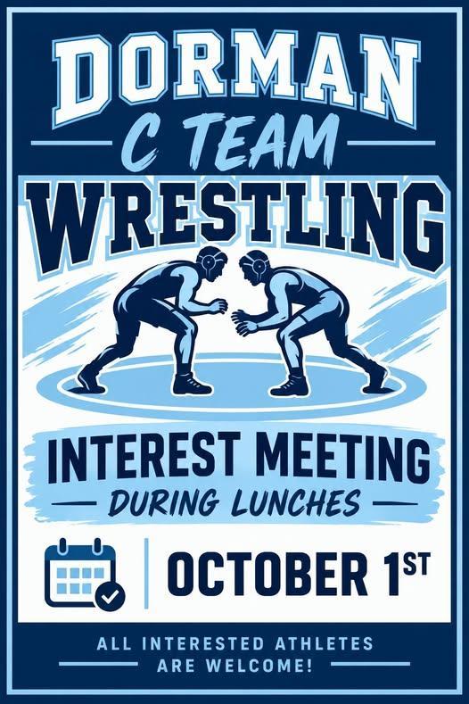 Dorman C-Team Wrestling Interest Meeting Featured Photo