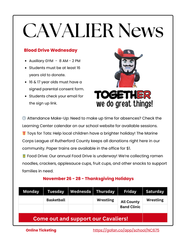 Cavalier News 11-16-2025 Featured Photo