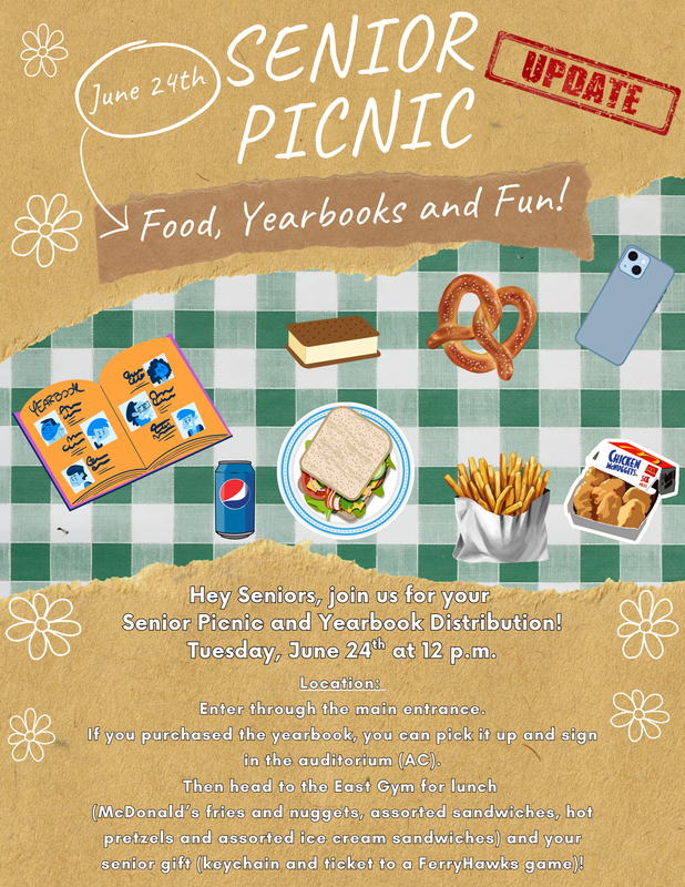 senior picnic information flyer