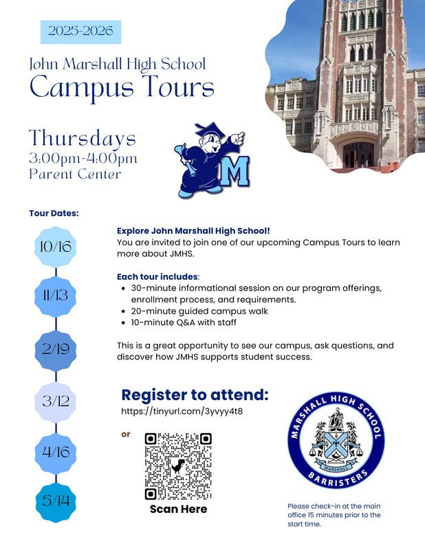 Campus Tour Information