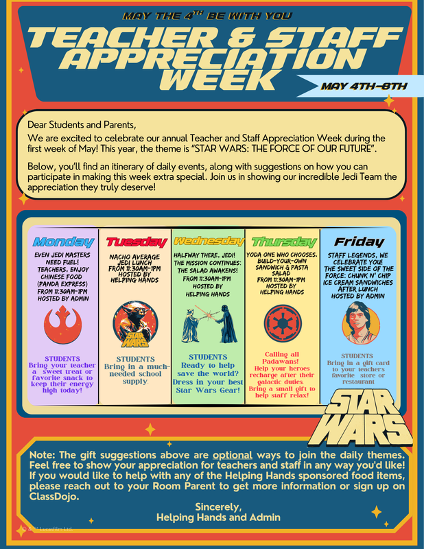 2026 Teacher Appreciation Week