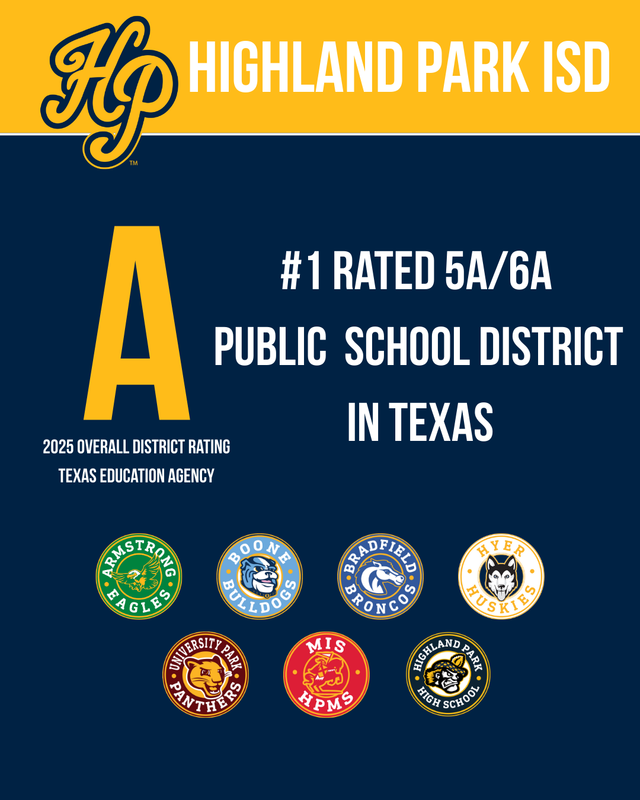 #1 Rated 5A/6A Public School District in Texas