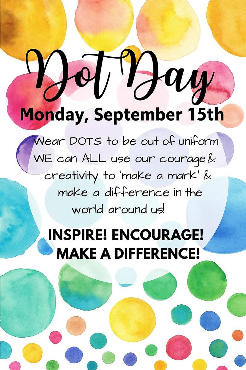 Dot Day is Monday, September 15th!