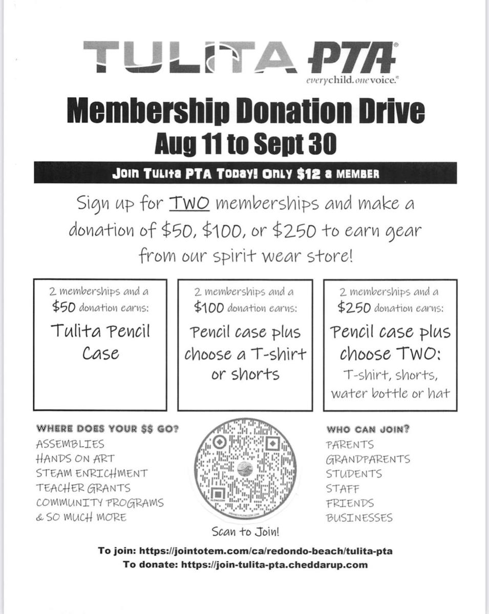 Membership Donation Drive 2021