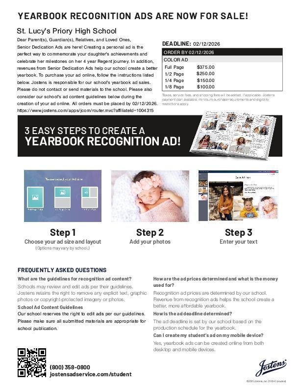 25-26 Yearbook Senior Dedication Ad Featured Photo