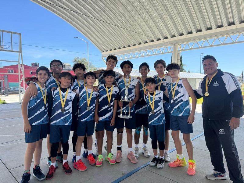 Felicitamos al equipo de Basquetbol Varonil de Secundaria