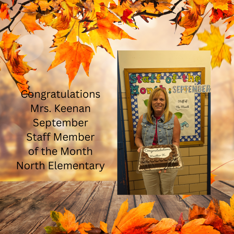 Mrs. Keenan Staff Member of the Month
