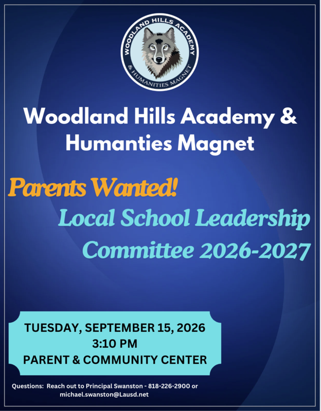 Parents Wanted for LSLC! Come out for our parent elections on Tuesday, 9/15. Featured Photo