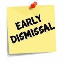 early dismissal flyer