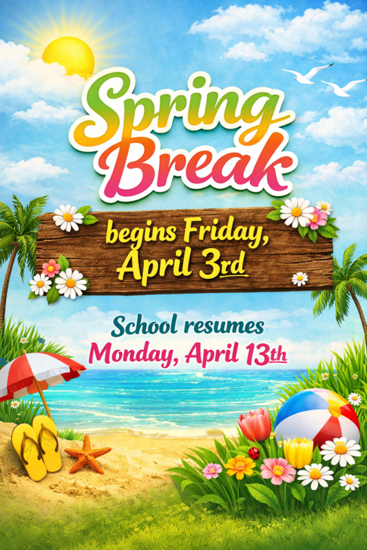 spring break 25-26 poster