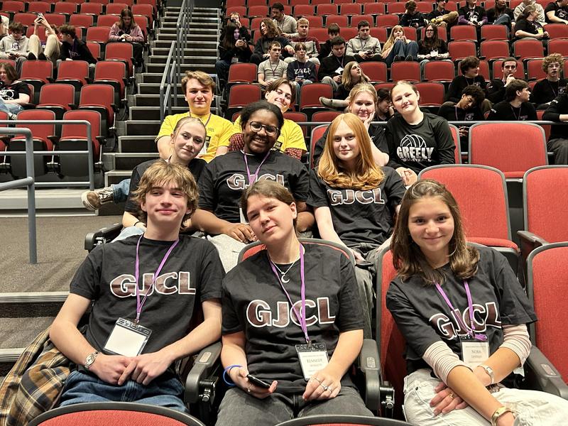 GHS Junior Classical league photo of students who attended