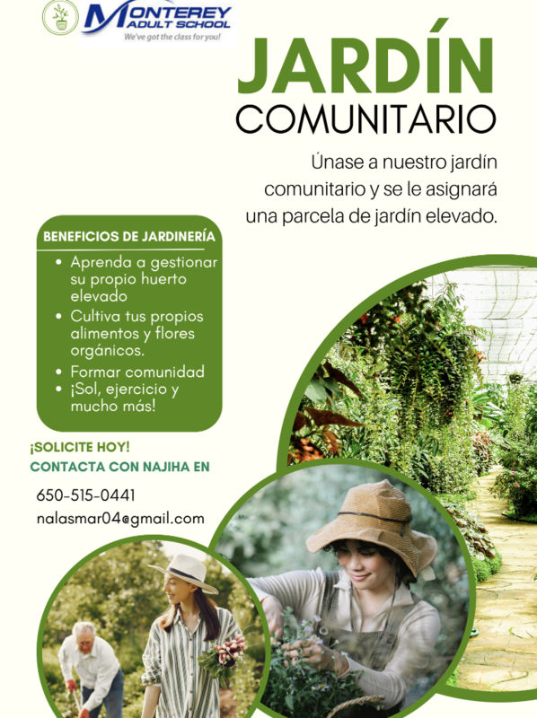 flyer for community garden