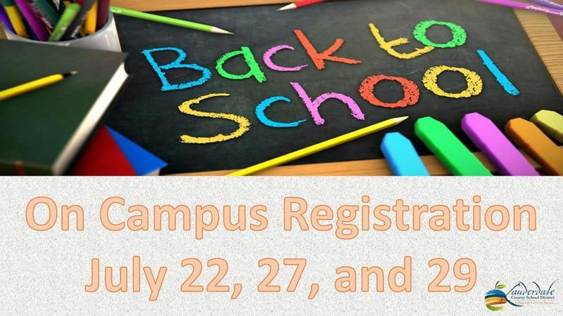On Campus Registration Graphic