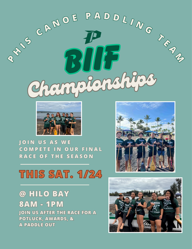 Paddling BIIF Championship Flyer