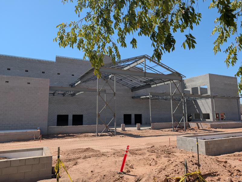 Construction of the gym