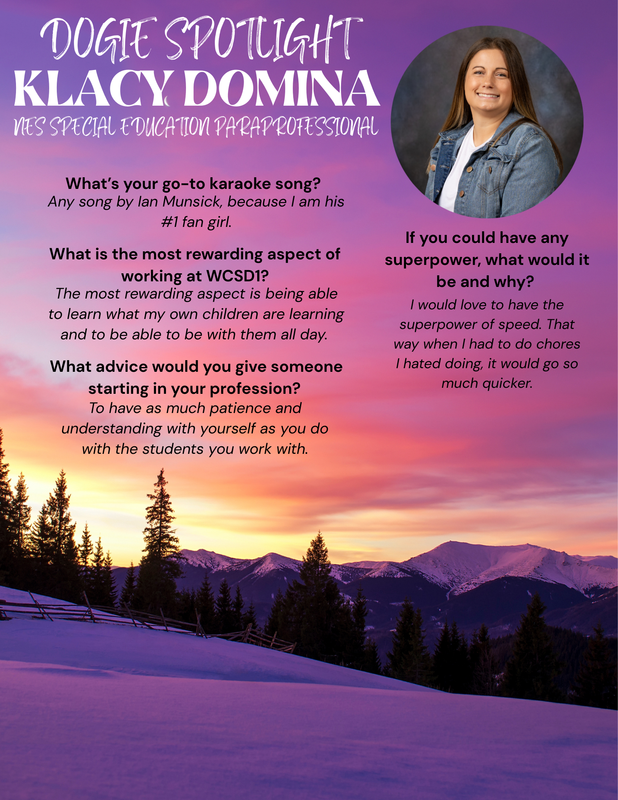 WCSD1 DOGIE SPOTLIGHT Featured Photo