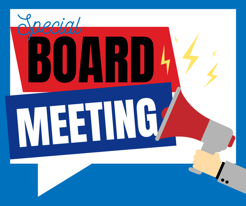 special board meeting