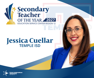 Secondary Teacher of the Year graphic