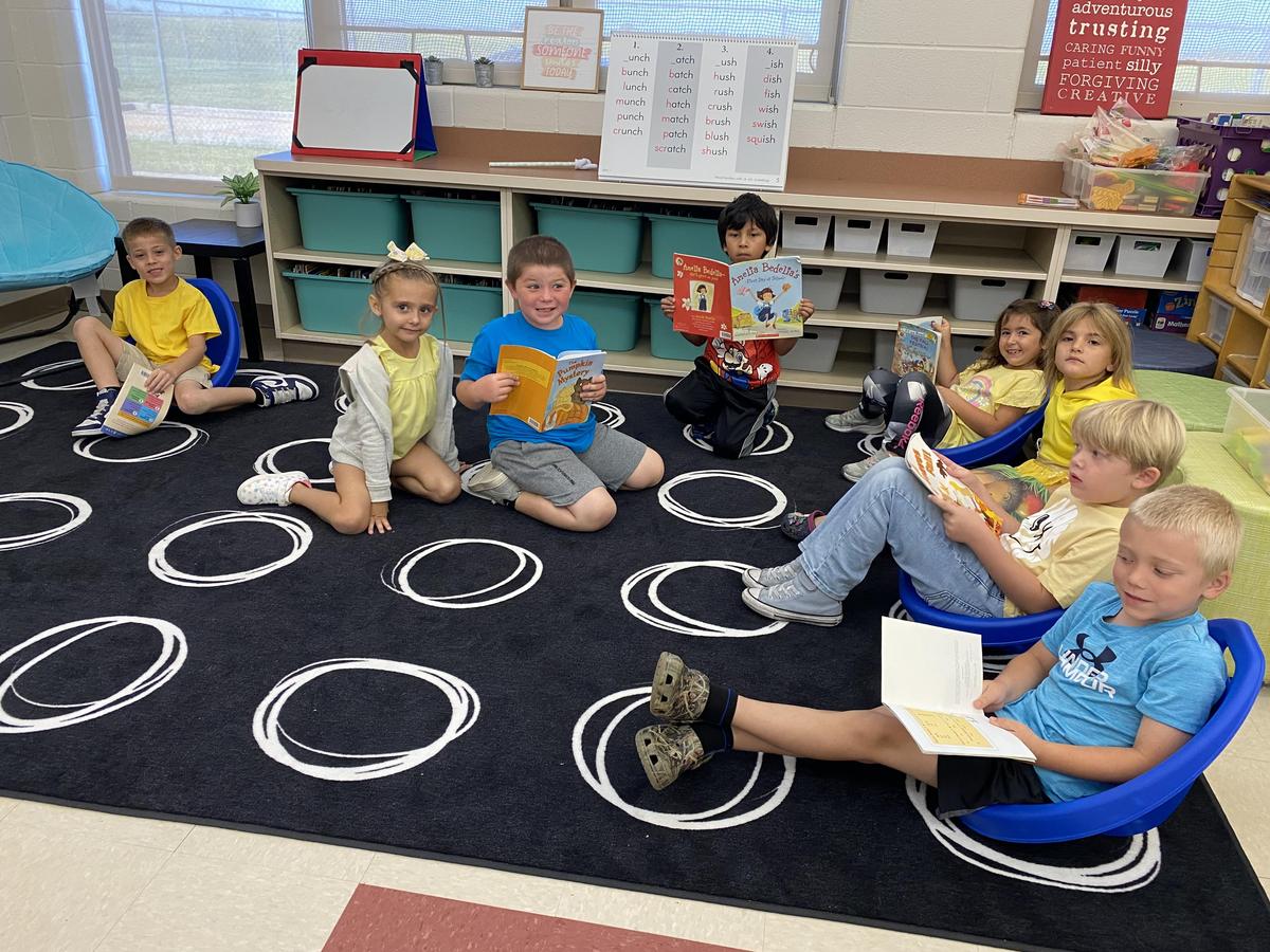 First graders are excited for fall season Coal City Community Unit