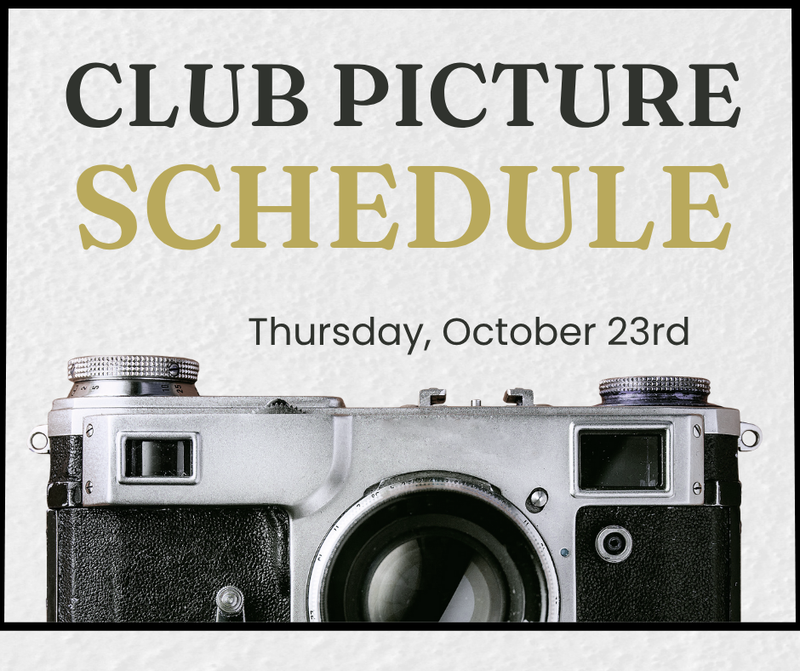 Club Picture Day - Thursday, October 23rd Featured Photo