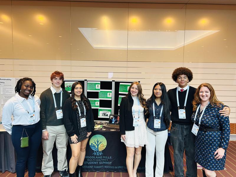 The students and Ms. Wall