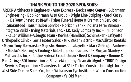 List of 2020 Sponsors