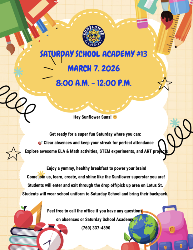 Sunflower Saturday School Academy #13 Featured Photo