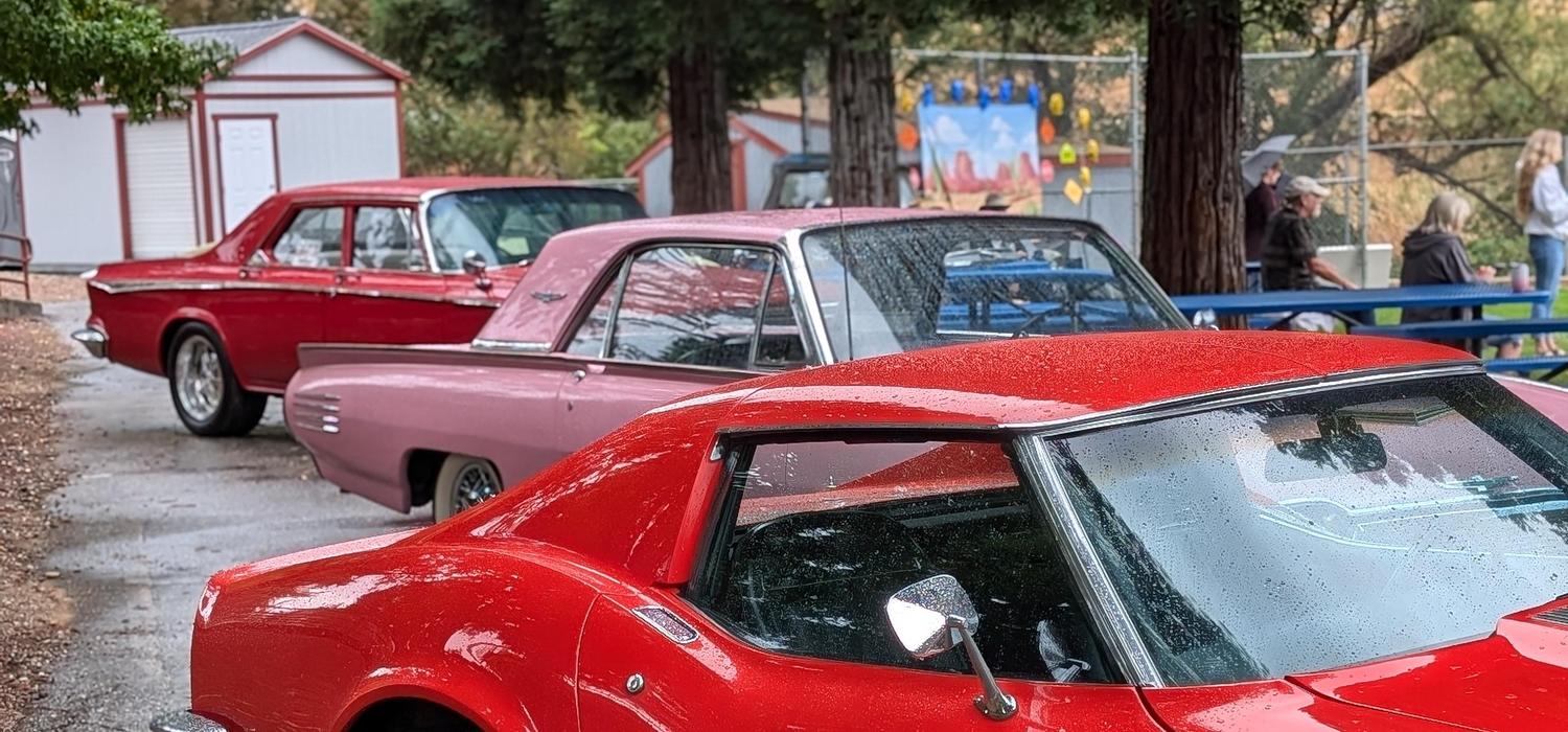 Classic cars at the Jog-A-Thon