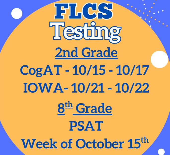 October Testing Announcement