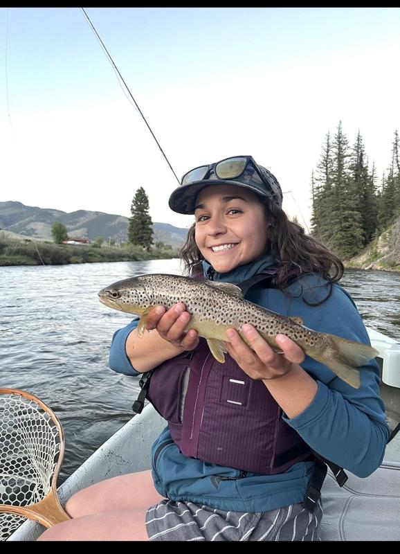 Nico Christopher holding a fish