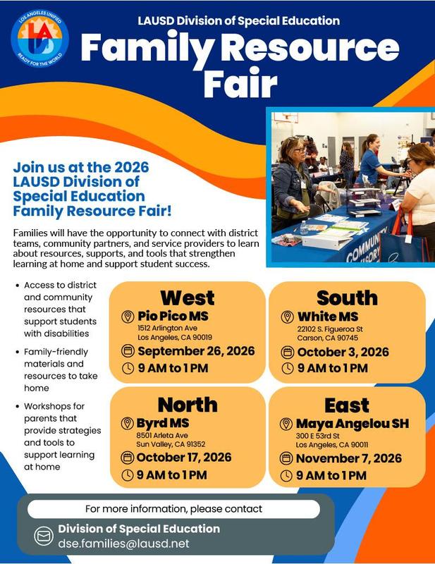 Resource Fair Flyer - English
