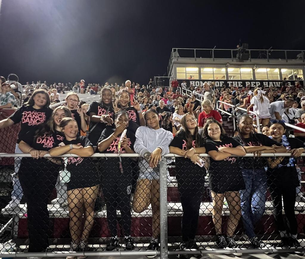 Supporting Our BIGS at their 1st home football game!