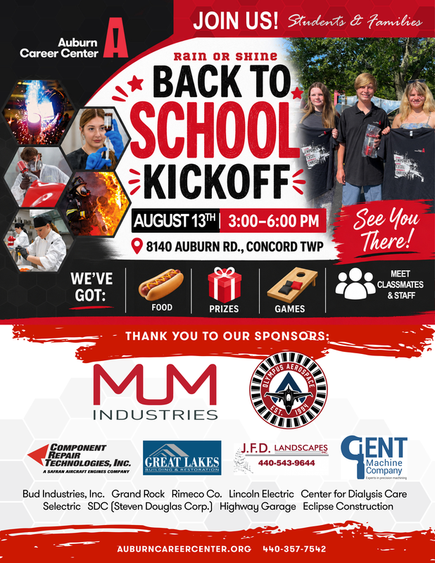 kick off event flyer