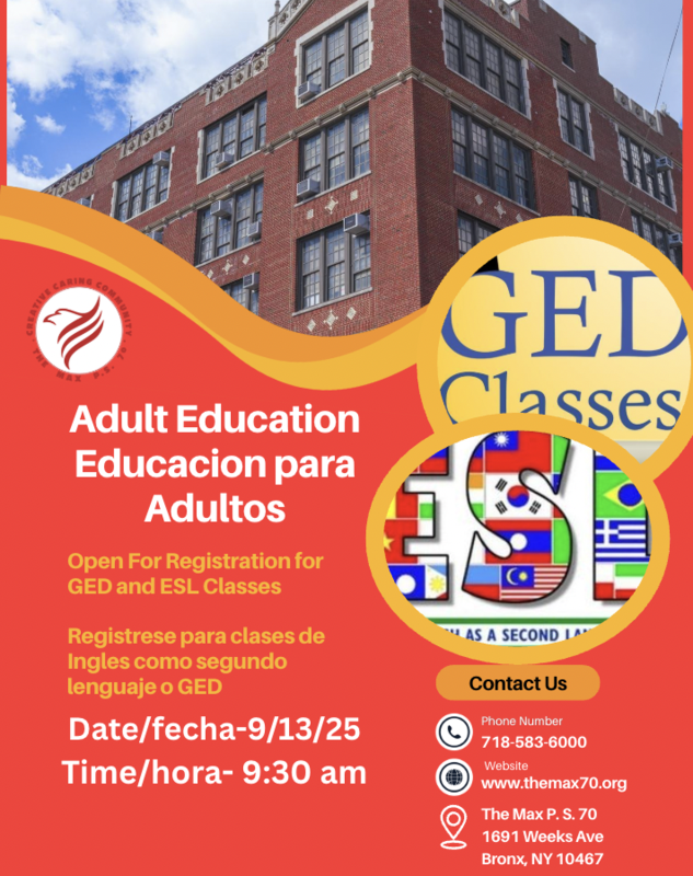 GED Class Flyer