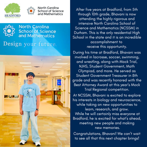 Bhavani at NCSSM