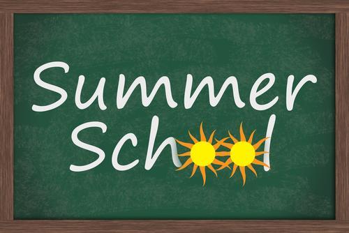 summer school chalkboard