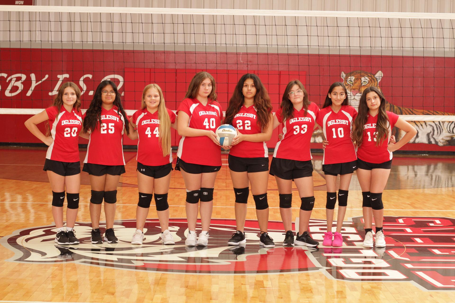 Volleyball Middle School Oglesby Independent School District