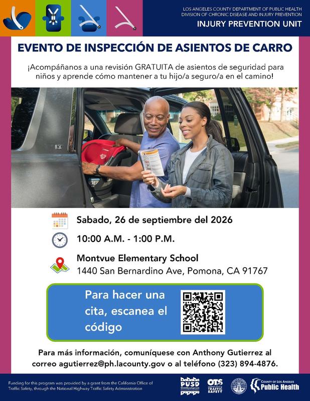 car seat check up event flyer